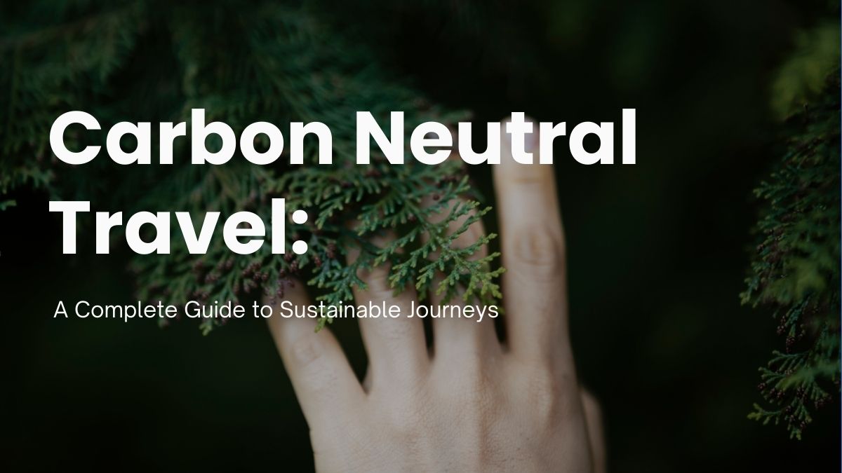 Carbon Neutral Travel: A Complete Guide to Sustainable Journeys